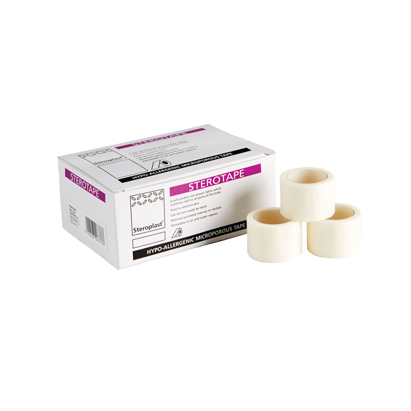 Steroplast Surgical Tape, 2.5cm x 10m, 12-pack