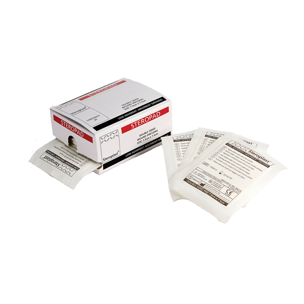Steroplast Sterile Compresses, 2-pack