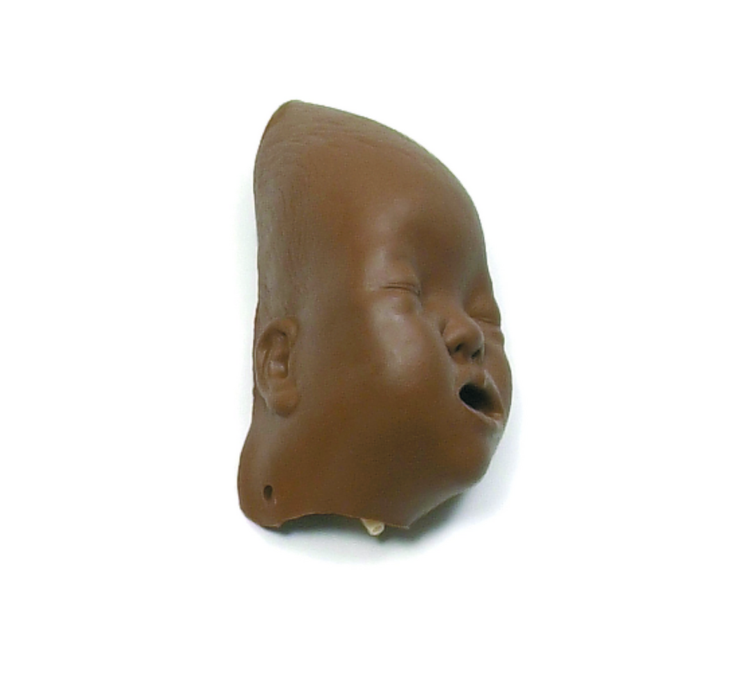 Laerdal Little Baby ansigter mørk - 6 stk