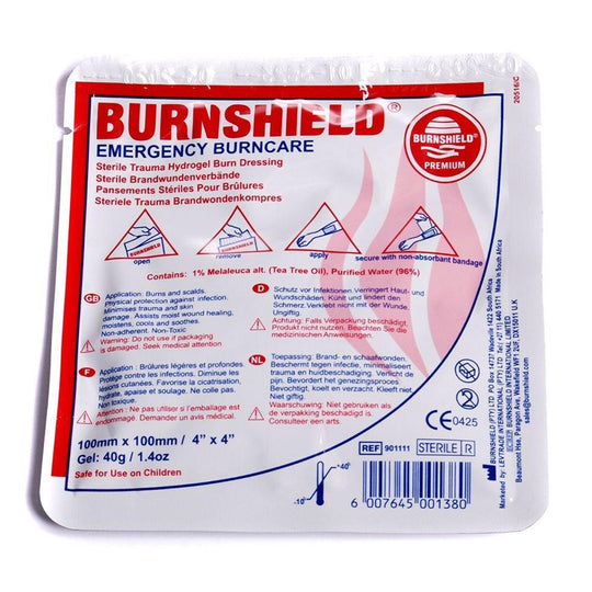 Snögg Burnshield 10x10 cm -  Effektiv Behandling af Brandskader