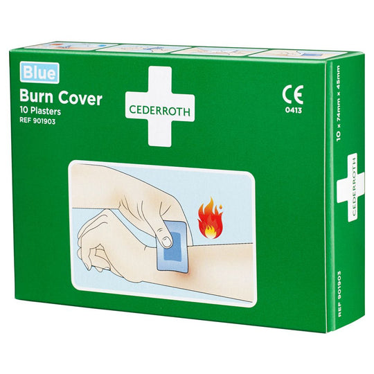 Cederroth Burn Cover, 10 plasters 74 x 45mm