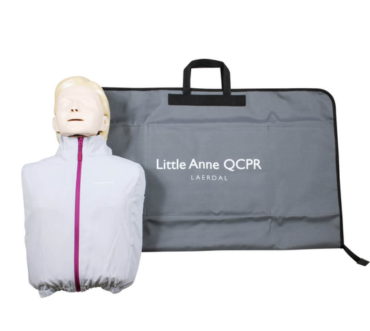 Laerdal Little Anne QCPR m. lys hud -  4 stk