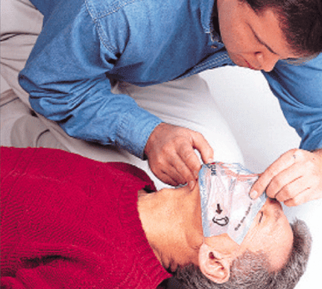 CPR mund til mund-maske nøglering