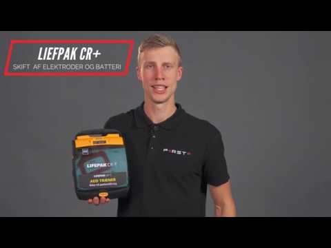 LifePak CR Plus 1 batteri + 2 elektrode