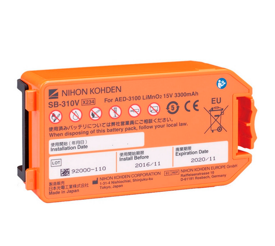 Nihon Kohden AED 3100 batteri